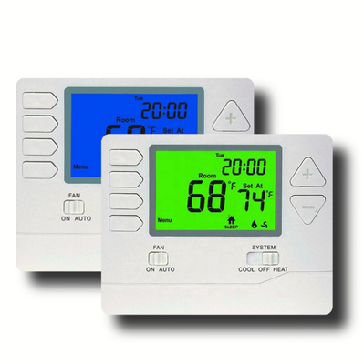 Multi-Fungsi Termostat Kamar Hotel HVAC Dengan Pengoperasian Panel Sentuh Mudah