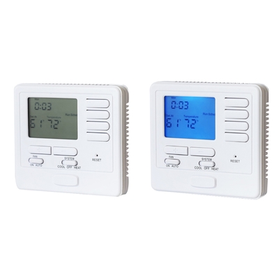 HVAC 5/1 / 1 Thermostat Pompa Panas Yang Dapat Diprogram Dengan Layar LCD