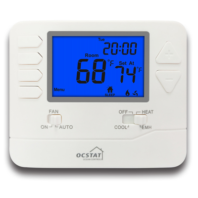 24 Vac Heat Pump Multi Tahap Thermostat Untuk Pendinginan Dan Pemanasan