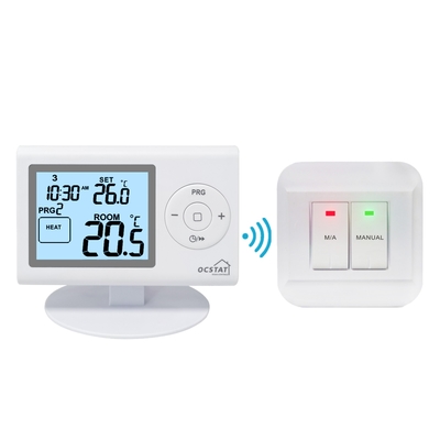 Sistem HVAC 7 Hari Programmable Digital Room Thermostat Untuk Pemanasan / Pendinginan