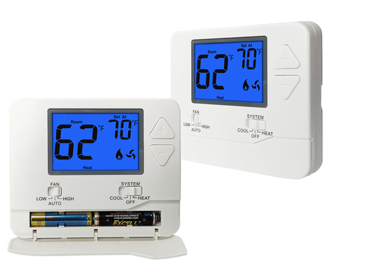 Tahan Api ABS Sub - Base Digital Room PTAC Wireless Smart Thermostat Pemanasan Dan Pendinginan EMC FCC