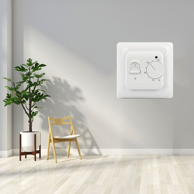 Termostat Ruangan Elektronik Pemanasan Digital AC Air dalam Warna Putih