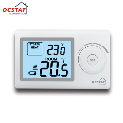 Riseem ABS LCD Display 230V Tidak dapat diprogram Pemanasan Ruang Rumah Termostat