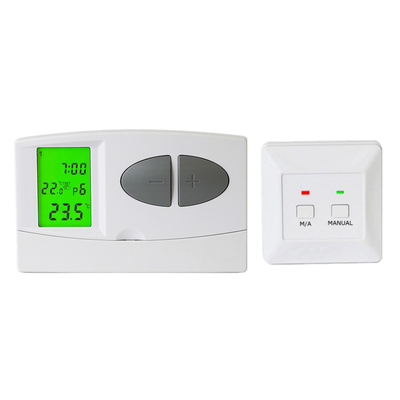 Blue Backlight Radio Frequency Thermostat 230V Untuk Pemanas Air