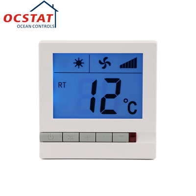 230V ABS PC Fan Coil Unit Thermostat