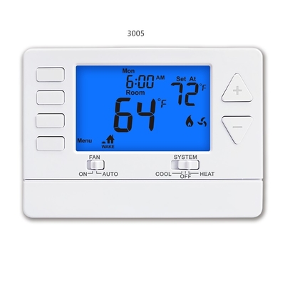 Riseem Digital LCD 24V Programmable 1 Panas 1 Dingin AC Termostat