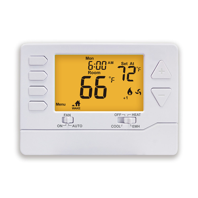 Riseem NTC Sensor 24V LCD 2 Panas 1 Dingin Programmable Central Best Home Thermostat