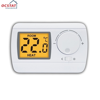 Riseem RoHS 24V AC LCD Display Thermostat Untuk Pengontrol Suhu Boiler