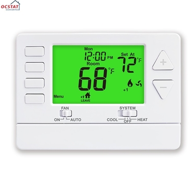 Riseem Digital LCD Baterai 24V Ruang Elektronik 7-Hari Pemrograman Termostat Untuk Kontrol Suhu