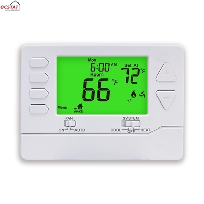Riseem 2 Panas 2 Dingin 24V Programmable Electronic Room Thermostat Kontrol Suhu