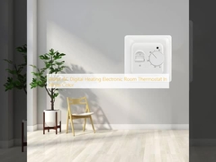 Termostat Ruangan Elektronik Pemanasan Digital AC Air dalam Warna Putih